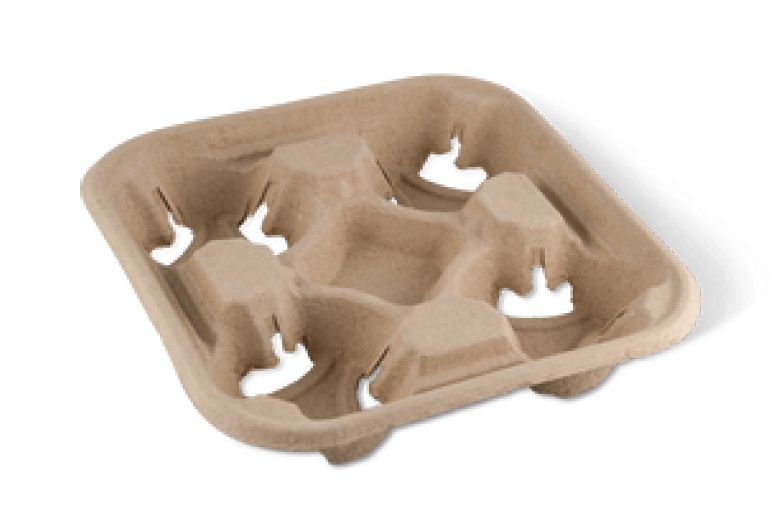 Biodegradable Pulp Paper Cup Holders Biodegradable Pulp Paper Cup Holders