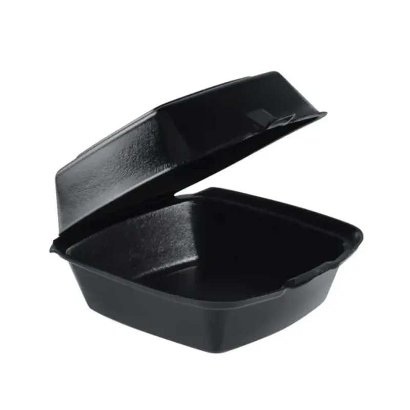 Hamburger Container 6x6 Black Hamburger Container 6x6 Black
