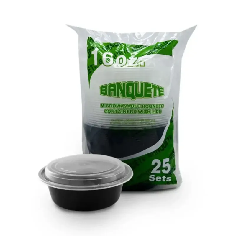 Microwave Container 16oz - Round