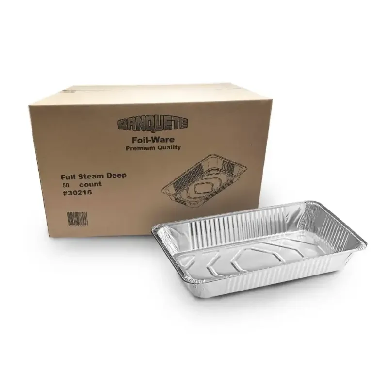 Aluminum Tray Full Size Deep 50-Pack