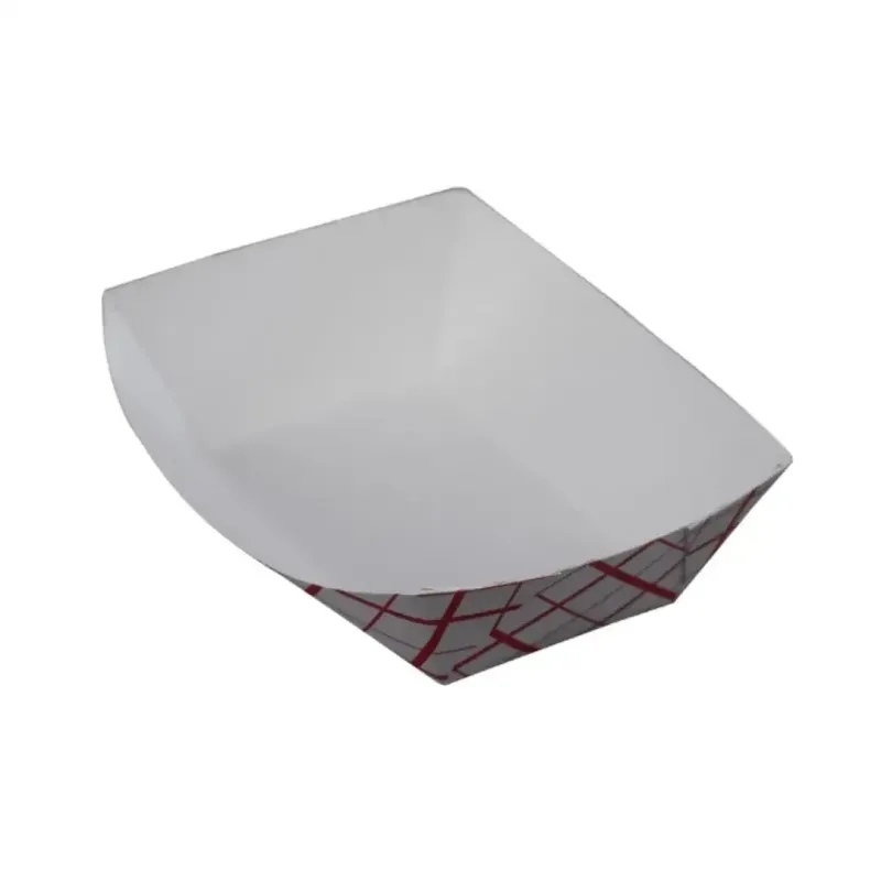 Bionature Barquitos Con Checks Rojos 1Lb 4/250