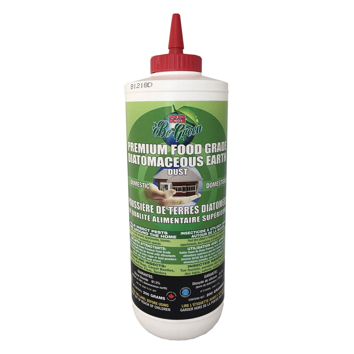 BEGREEN Food Grade Diatomaceous Earth 200g