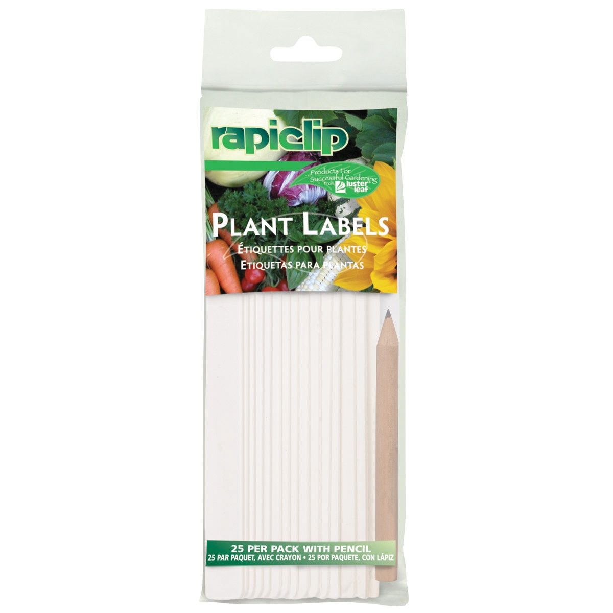 RAPICLIP Plant Labels 6&quot; 25pk