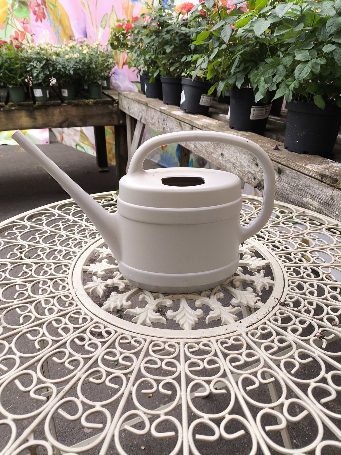 1/2 Gallon Grey Watering Can
