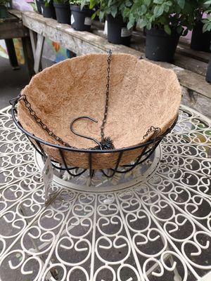 12" Hanging Basket w/ Coco Liner
