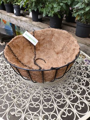 14" Coco Coir Hanging Basket