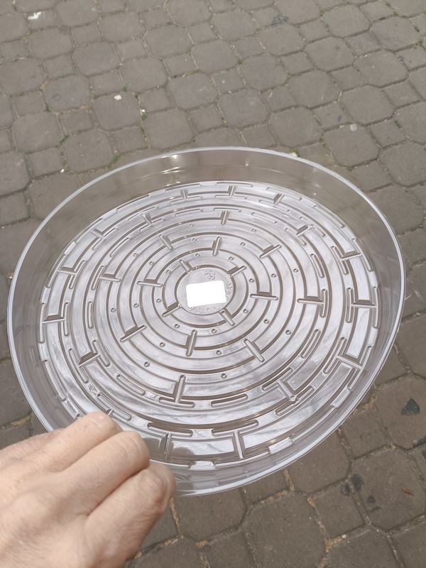 CURTIS WAGNER Clear Saucer 12"