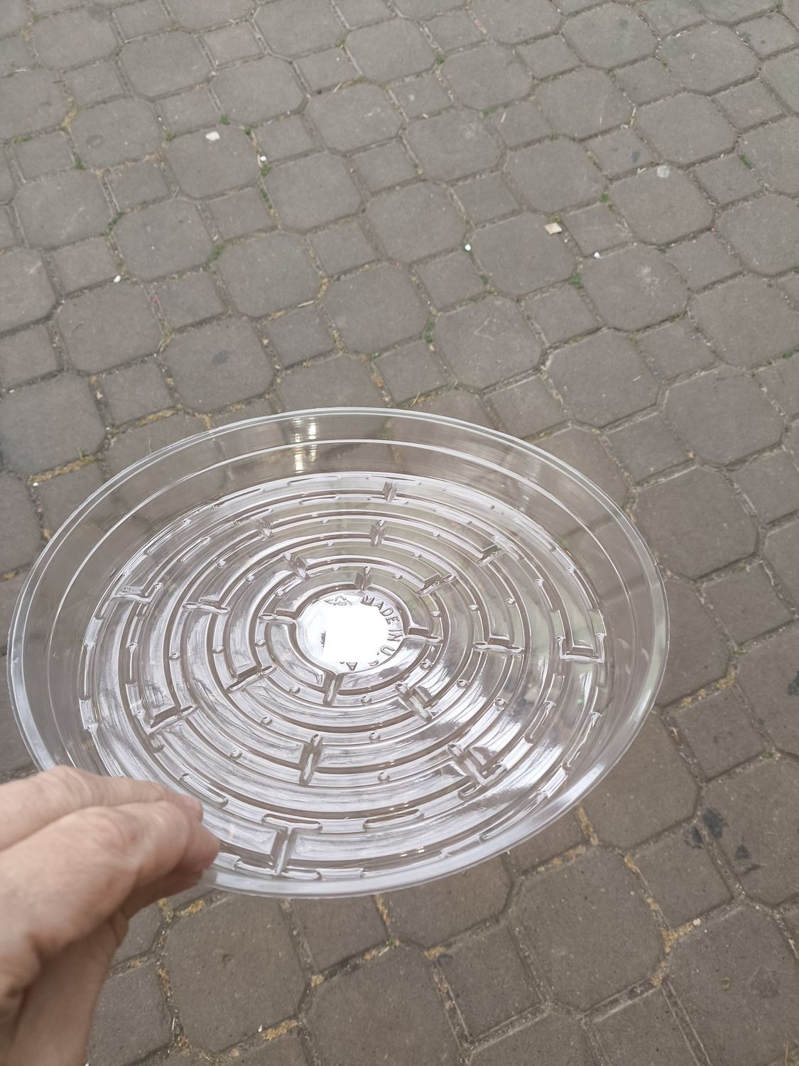 CURTIS WAGNER Clear Saucer 10&quot;