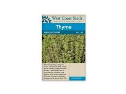 West Coast Seeds Thyme &#39;English Thyme&#39;
