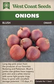 West Coast Seeds Onion &#39;Blush&#39;