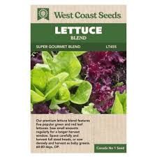 West Coast Seeds Lettuce &#39;Super Gourmet Blend&#39;