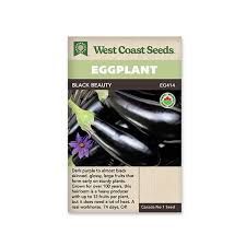 West Coast Seeds Eggplant &#39;Black Beauty&#39;