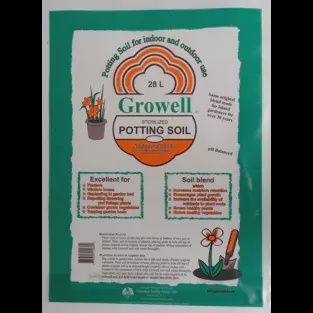 GROWELL Sterilized Potting Soil 28L