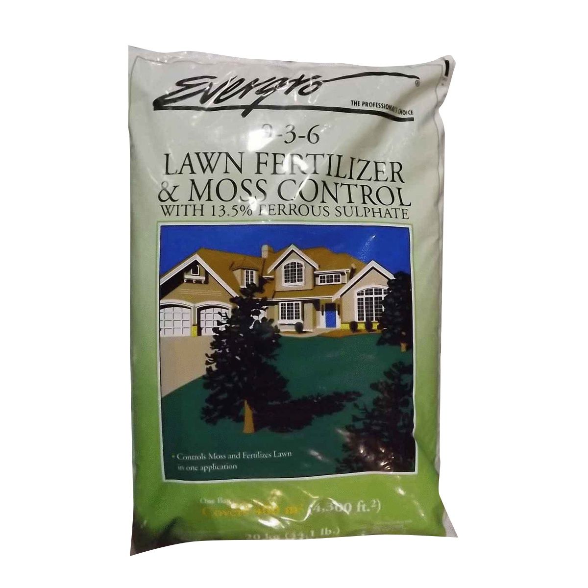 EVERGRO Lawn Fertilizer with Moss Control  20Kg