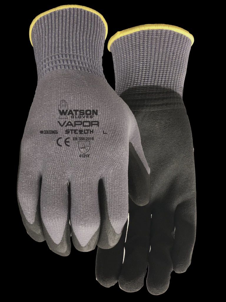 WATSON GLOVES Stealth Vapor, Size: Small