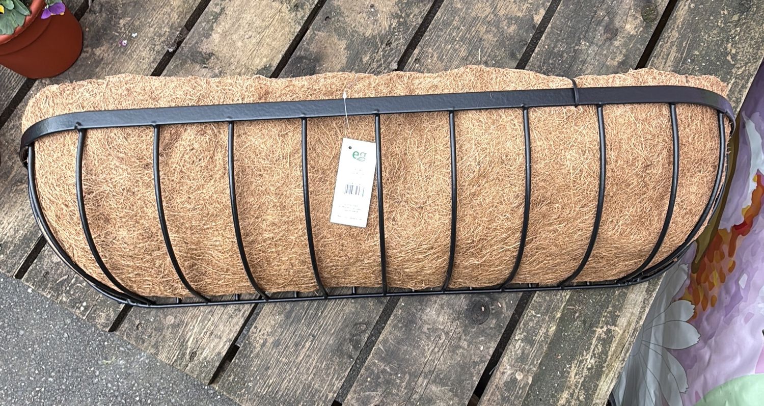 36" Coco Coir Wall Planter