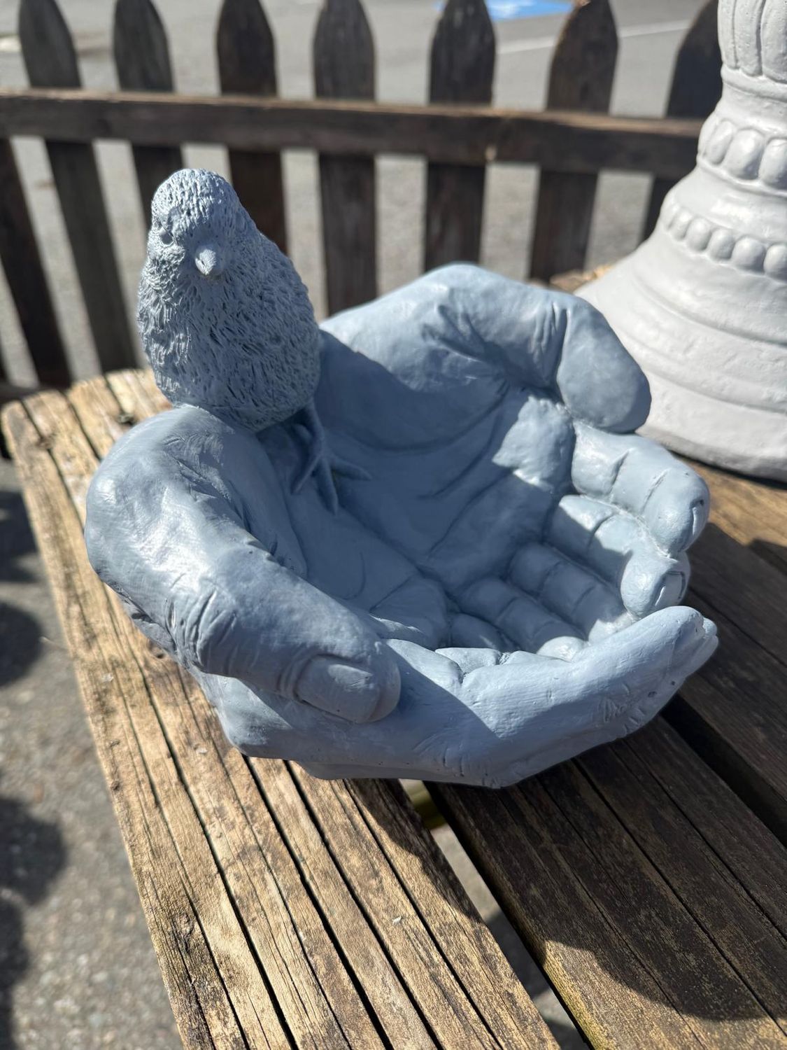 Cupped Hands Bird Bath