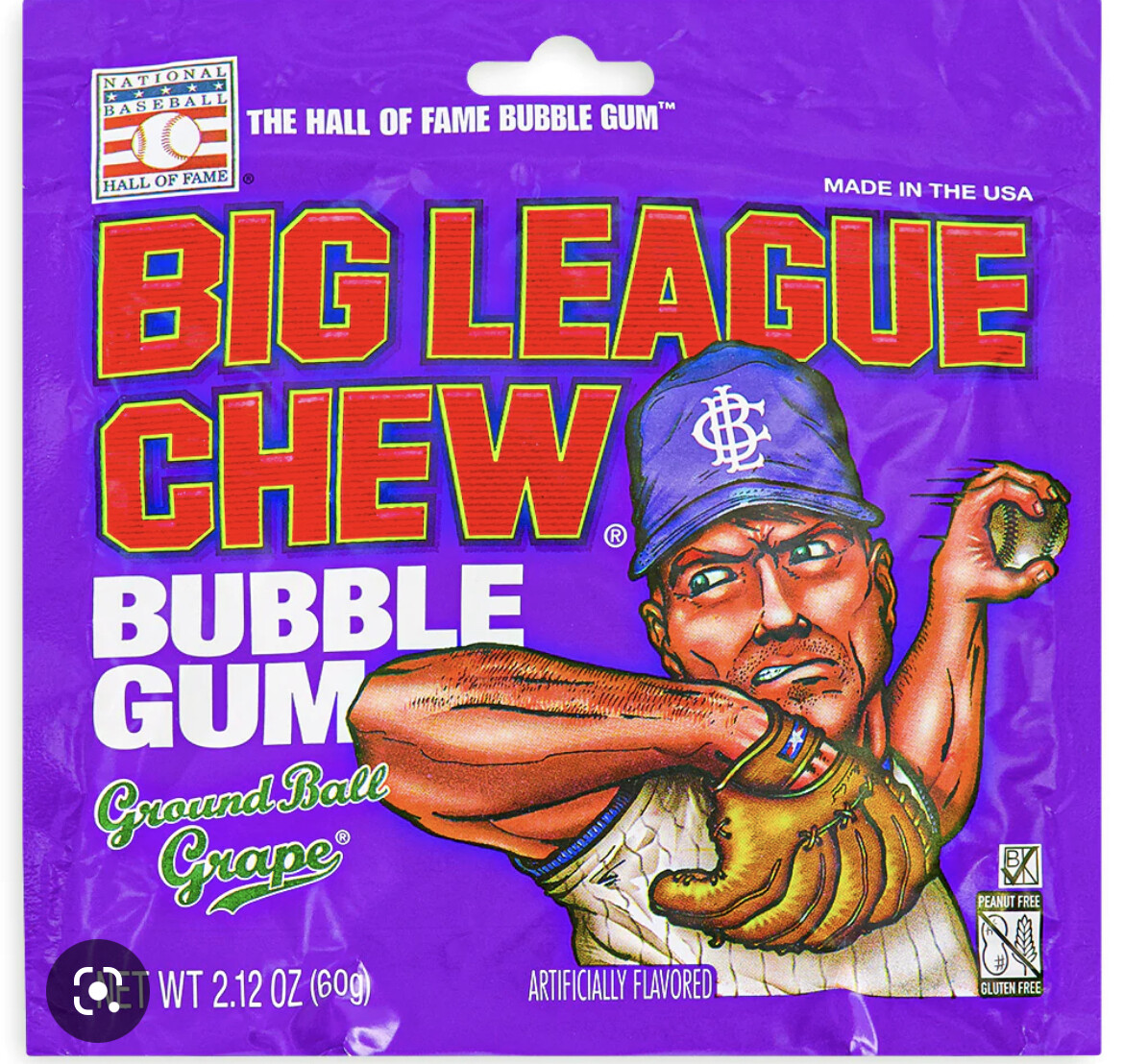 Big League Chew ground Ball grape