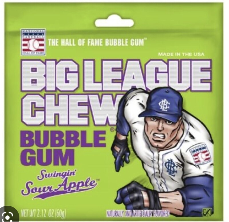 Big League Chew Swingin Sour Apple