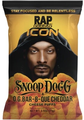 Snoop Dogg O.G. Bar-B-Que Cheddar Cheese Puffs 71g