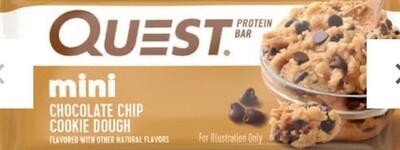 QUEST - MINIS 23G CHOCOLATE CHIP COOKIE DOUGH