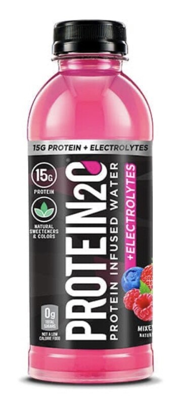 PROTEIN2O - EAU INFUSÉE PROTÉINÉE + ÉLECTROLYTES (500ML) MIXED BERRY