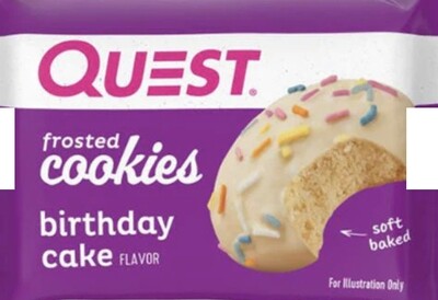 QUEST - FROSTED COOKIES 25G BIRTHDAY CAKE