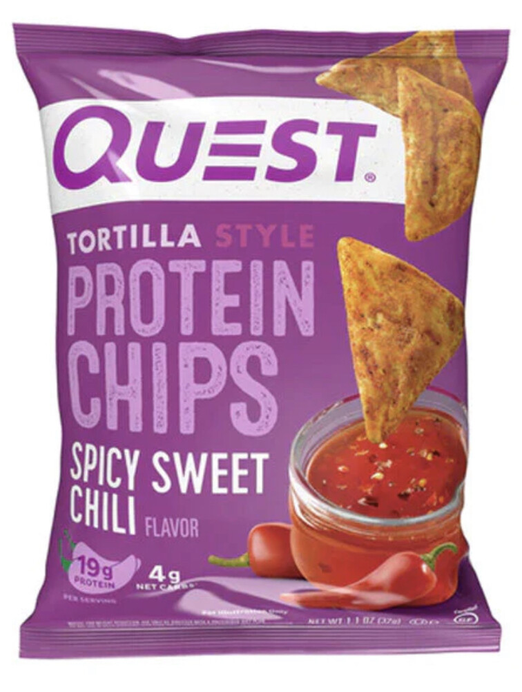 QUEST - PROTEIN CHIPS 32G SPICY SWEET CHILI