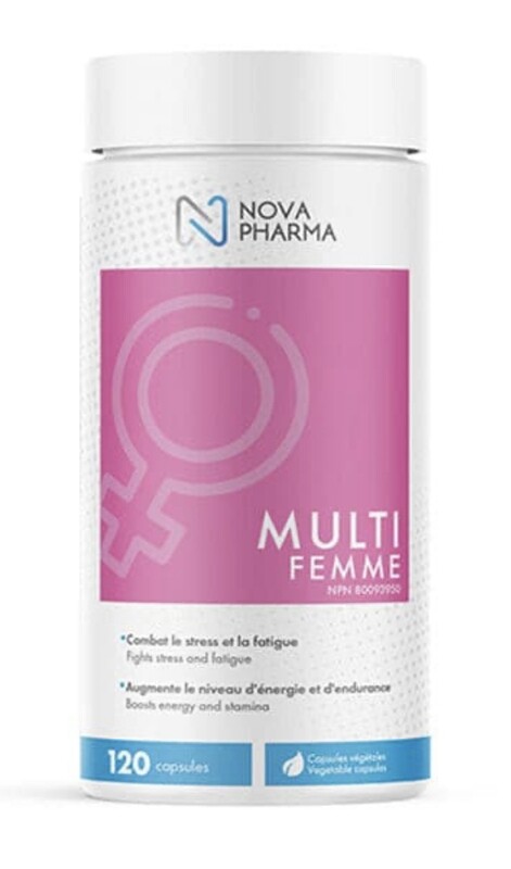 NOVA PHARMA - MULTI VITAMINES POUR FEMMES 120 CAPS