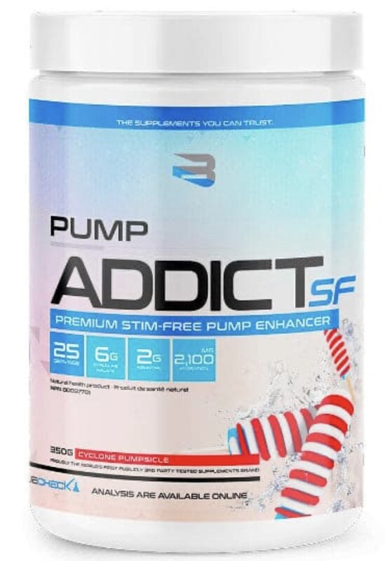 BELIEVE - PUMP ADDICT SF (STIM-FREE) - 350G CYCLONE POPSICLE