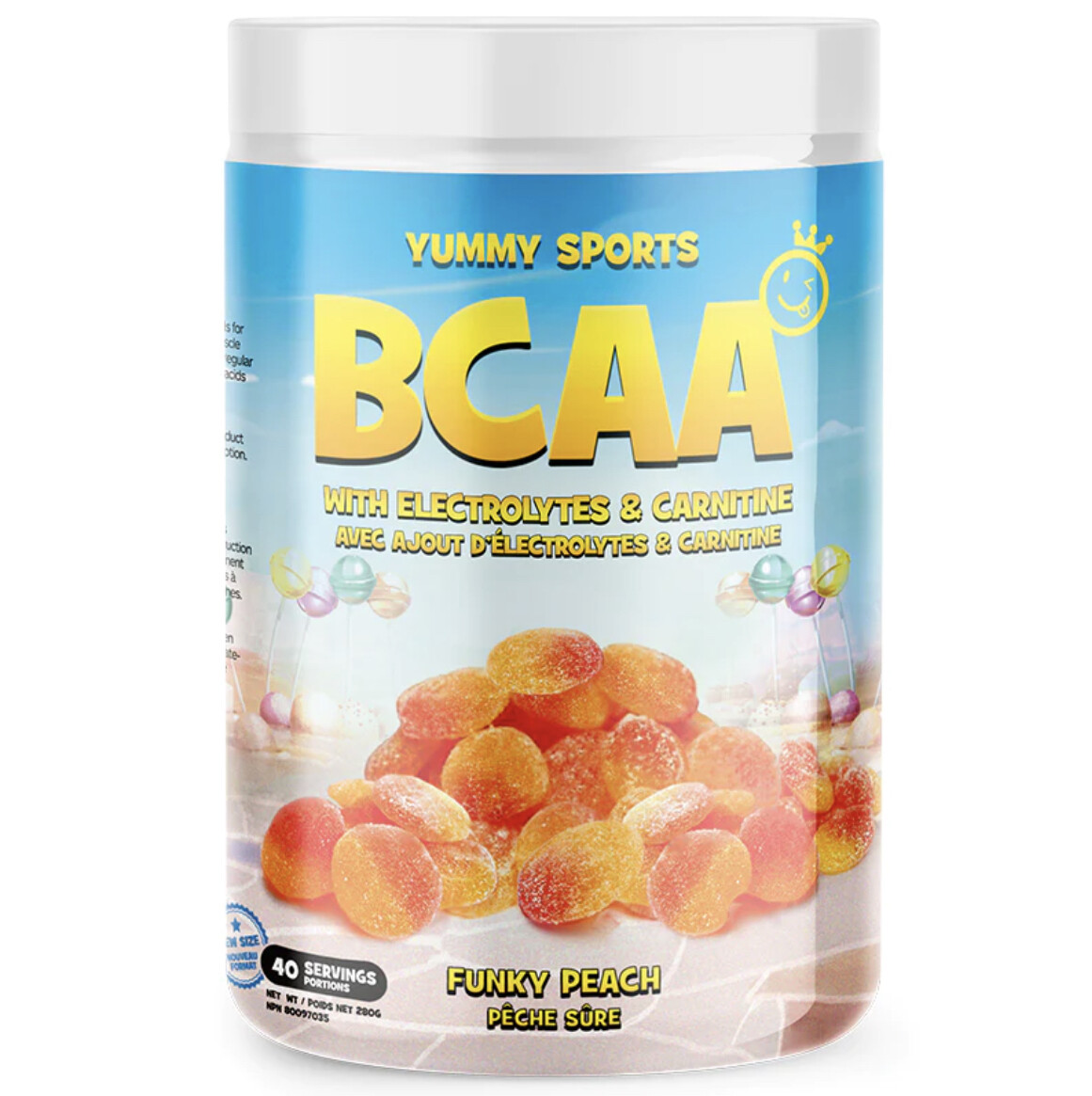 Yummy Sports BCAA + Carnitine FUNKY PEACH