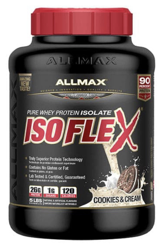 ALLMAX NUTRITION - ISOFLEX 5LBS COOKIES &amp; CREAM