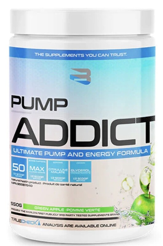 BELIEVE - PUMP ADDICT 550G GREEN APPLE
