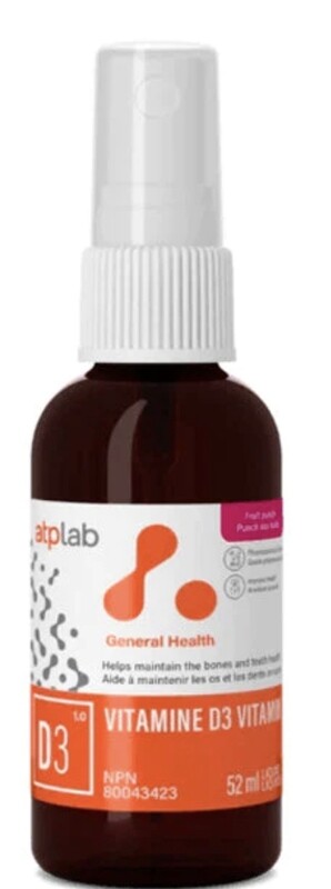 ATP LAB - VITAMINE D3 (VAPORISATEUR) PUNCH AUX FRUITS 52ML