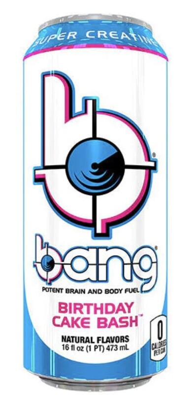 BANG - BOISSON ÉNERGISANTE 473ML BIRTHDAY CAKE BASH