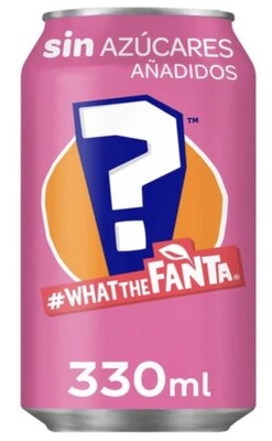 Fanta WTF (What The Fanta) Pink Zero Sugar Can 330ml
