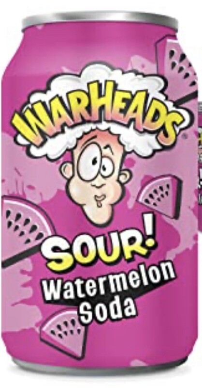 Warheads Sour Watermelon Soda 355ml