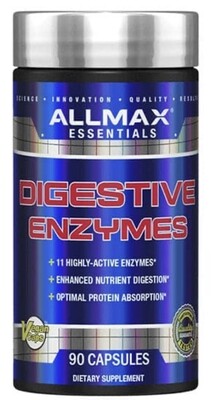 ALLMAX - ENZYMES DIGESTIVES 90 CAPSULES
