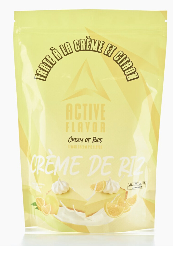 ACTIVEFLAVOR- Crème de riz (1.5 kg)- Lemon Cream Pie Flavor