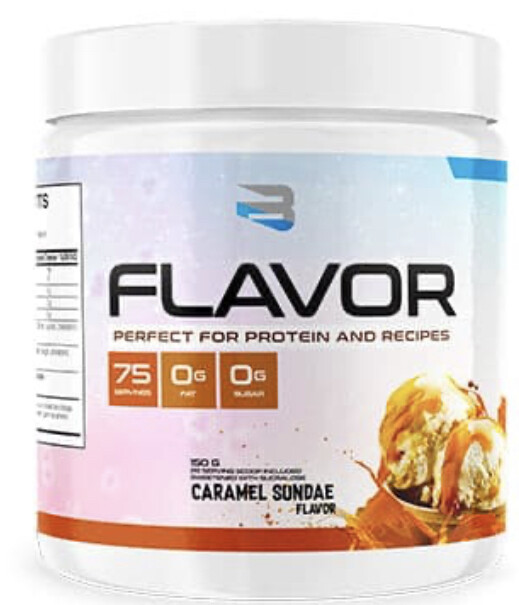 BELIEVE - FLAVOR PACK 150G SUNDAE CARAMEL