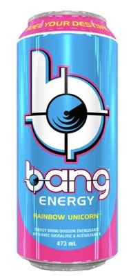 BANG - BOISSON ÉNERGISANTE 473ML RSINBOW UNICORN