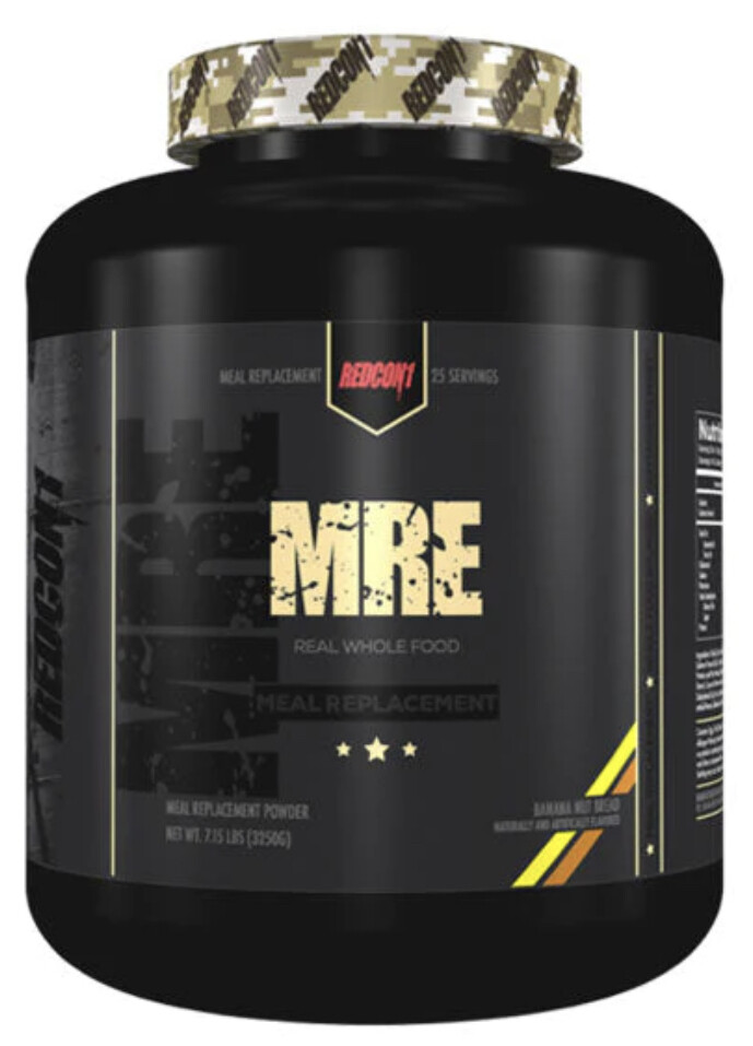 REDCON - MRE MEAL REPLACEMENT (SUBSTITUT DE REPAS) 3250G - BANANA NUT BREAD