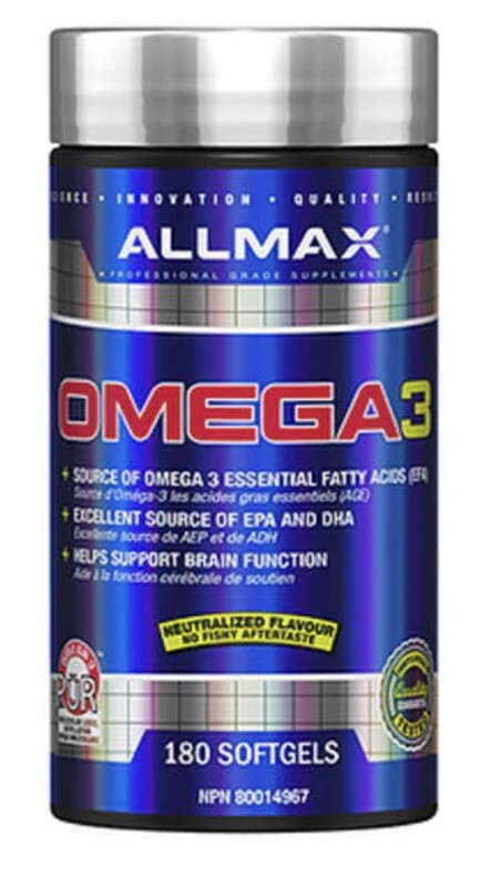 ALLMAX - OMÉGA 3 180 GÉLULES