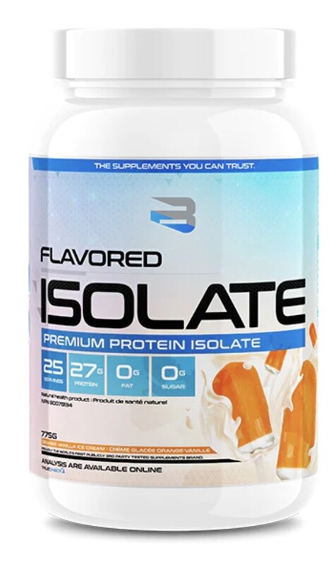 BELIEVE - FLAVORED ISOLATE 775G GLACE ORANGE VANILLE