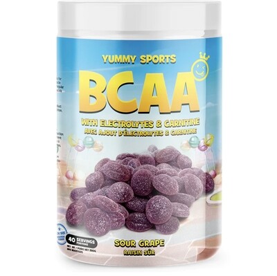Yummy Sports BCAA + Carnitine SOUR GRAPE