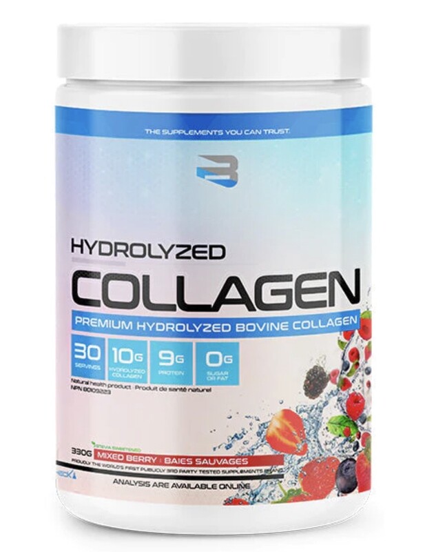 BELIEVE SUPPLEMENTS - COLLAGÈNE HYDROLYSÉ - 300G MIXED BERRIES