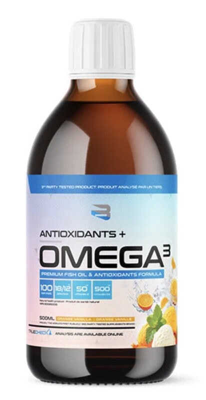 BELIEVE - OMEGA 3 + ANTIOXYDANTS 500ML ORANGE VANILLE