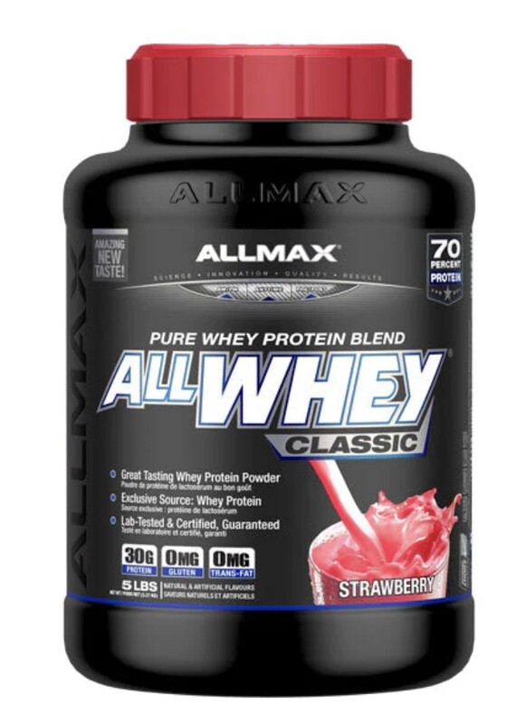 ALLMAX NUTRITION - ALLWHEY CLASSIC 5LB STRAWBERRY