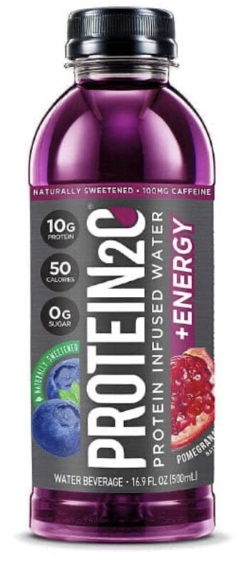 PROTEIN2O - EAU INFUSÉE DE PROTÉINES + ENERGY (500ML) POMEGRENADE BLUEBERRY