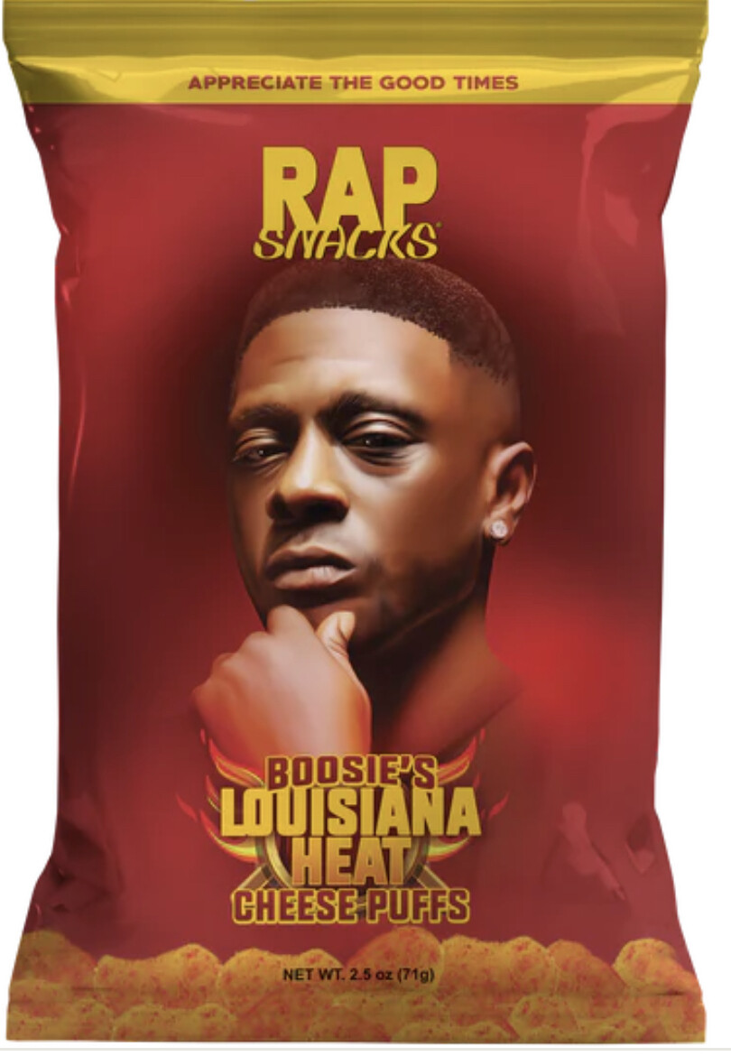 Rap Snacks Boosie&#39;s Louisiana Heat Cheese Puffs 71g